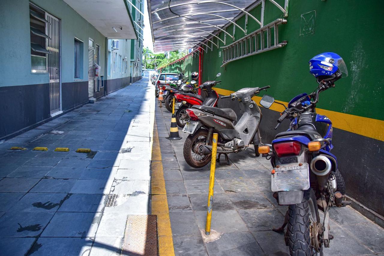 Ferienwohnung Charmoso Apto A Beira-Mar Com Wi-Fi Em Santos Sp Exterior foto