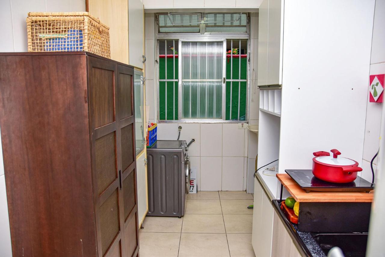 Ferienwohnung Charmoso Apto A Beira-Mar Com Wi-Fi Em Santos Sp Exterior foto
