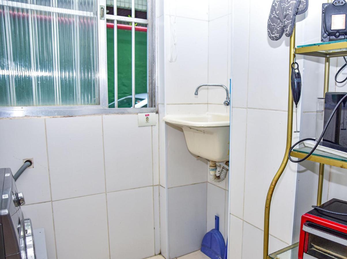 Ferienwohnung Charmoso Apto A Beira-Mar Com Wi-Fi Em Santos Sp Exterior foto